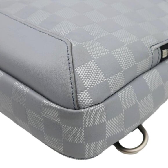 Louis Vuitton  Avenue Sling Damier Infini Leather Backpack Bag Grey - Picture 8 of 15